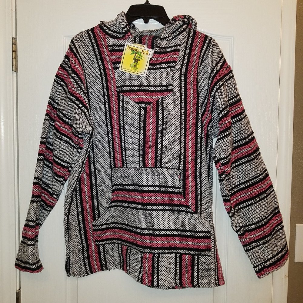 Baja Hoodie Size M Iguana Jack NWT